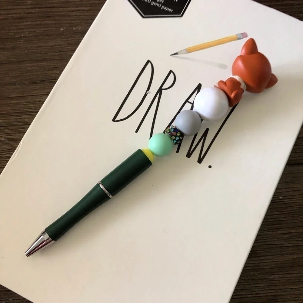 Disney Doorables: Aristocats: Thomas O'Malley handmade beaded pen